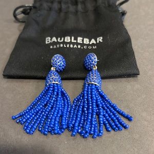 Bauble Bar fringe statement earrings